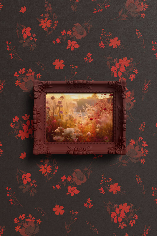 Burning Flowers . fine art print