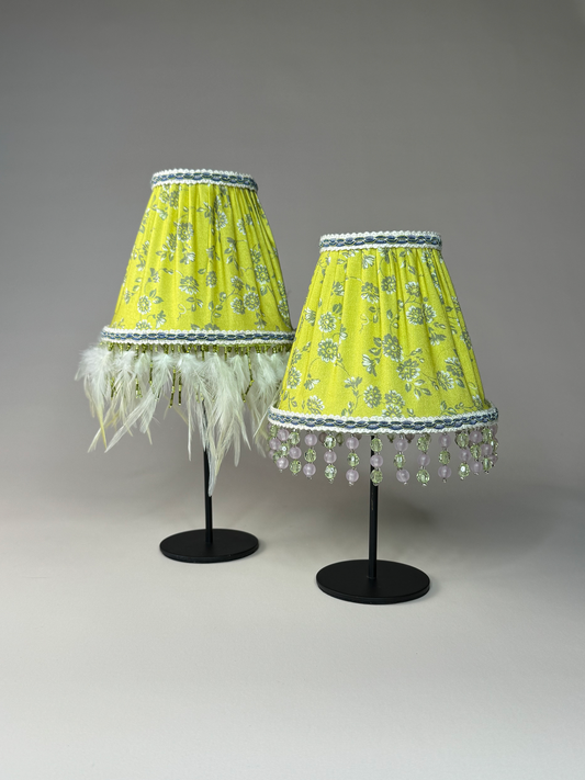 Hand Stitched Mini Candelabra Lamp Shades